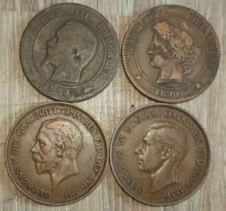 #1509 – Quattro monete in rame (14)