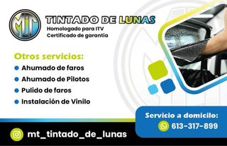 tintado de lunas a domicilio