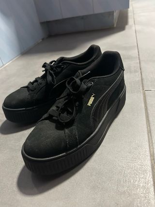 Zapatillas Puma Negras Plataforma