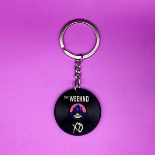 Llavero The Weeknd - Mini Disco Vinilo Retro