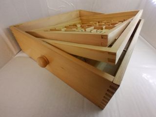 Juego Laberinto de madera vintage con bola Años 80