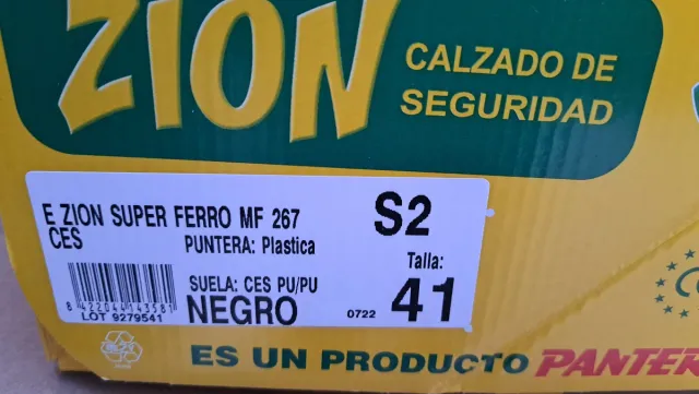 Zapatos de seguridad negros
