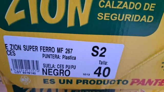 Zapatos de seguridad negros