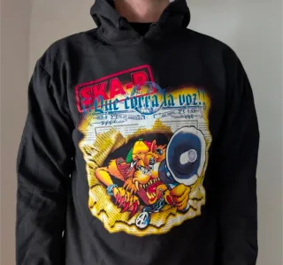 SUDADERA NUEVA CAPUCHA - SKA.P QUE CORRA...  - XL