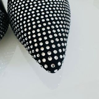 Scarpe Gaelle Paris nere con strass