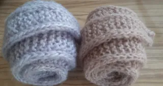 Bufanda tejida a mano Precio por unidad