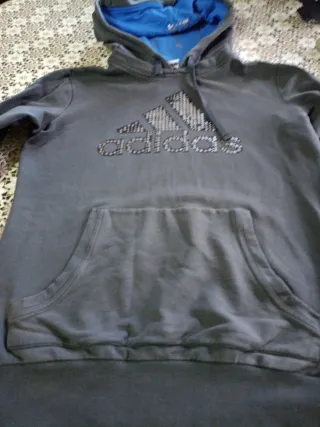 Felpa Adidas Grigia Tg M