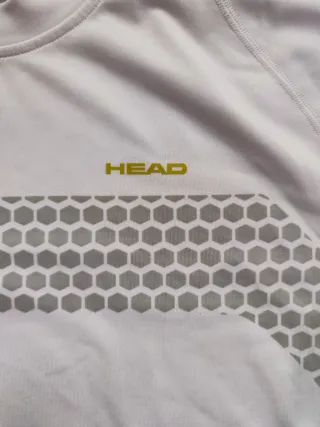 Head T-shirt tecnica tennis uomo taglia L bianco
