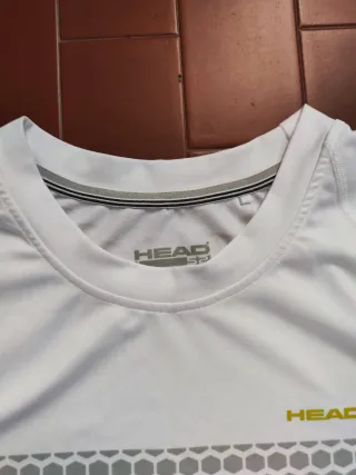 Head T-shirt tecnica tennis uomo taglia L bianco