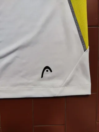 Head T-shirt tecnica tennis uomo taglia L bianco