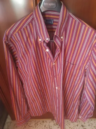 Camisa APACHE rayas hombre manga larga