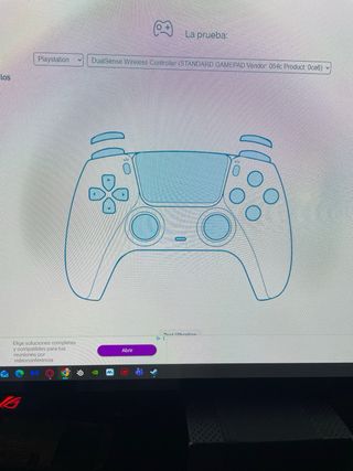 Mando PS5 con protectores Sackboy