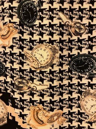 Vestido Rinascimento Talla S Estampado Relojes