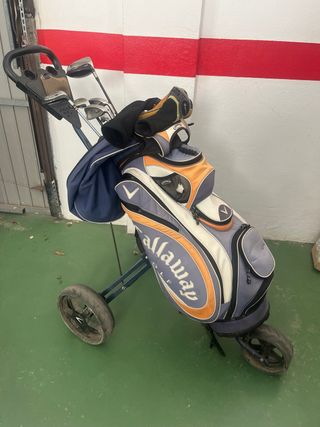 Set Palos Golf Bolsa Carrito Callaway