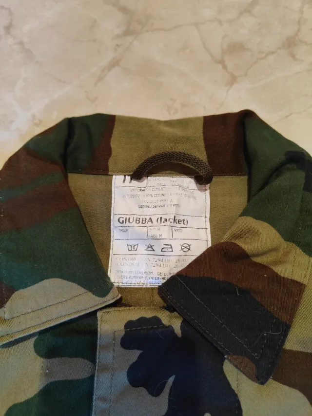 Giacca militare mimetica