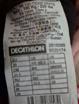 Patines Oxelo niño talla 39