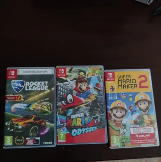 Nintendo Switch + 3 Juegos + Accesorios