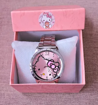 Relojes Hello Kitty y Mickey Mouse