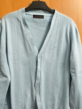 Jersey Zara Hombre Azul