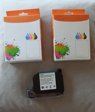 Cartuchos de tinta solvente para impresora portáti