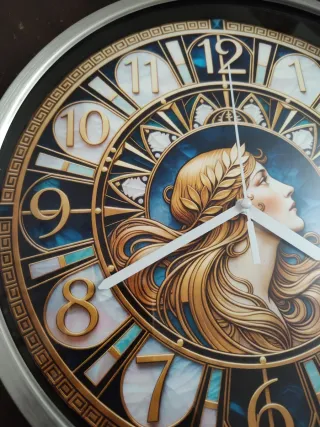 Orologio da parete vintage donna stile Art Déco