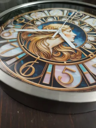Orologio da parete vintage donna stile Art Déco