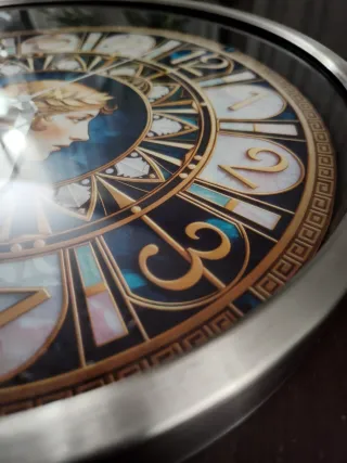 Orologio da parete vintage donna stile Art Déco