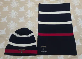 Gorro y Bufanda Paul & Shark Bretagne Azul