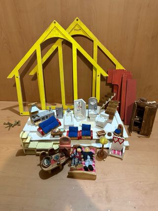 Casa de muñecas de madera WANJU 3+