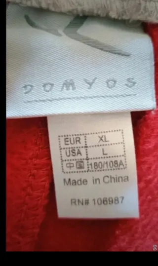 Pantalón chándal rojo