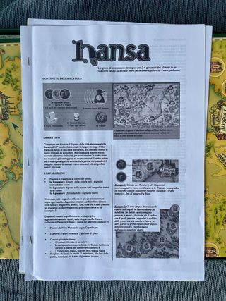 Hansa gioco da tavolo