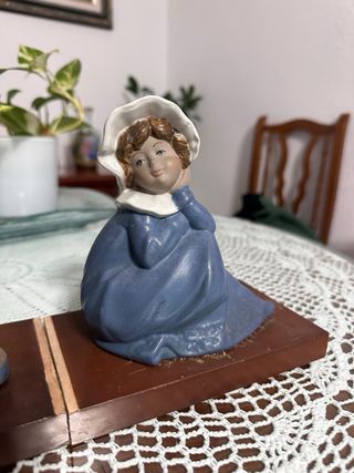 Coppia di fermalibri per ragazze con colomba