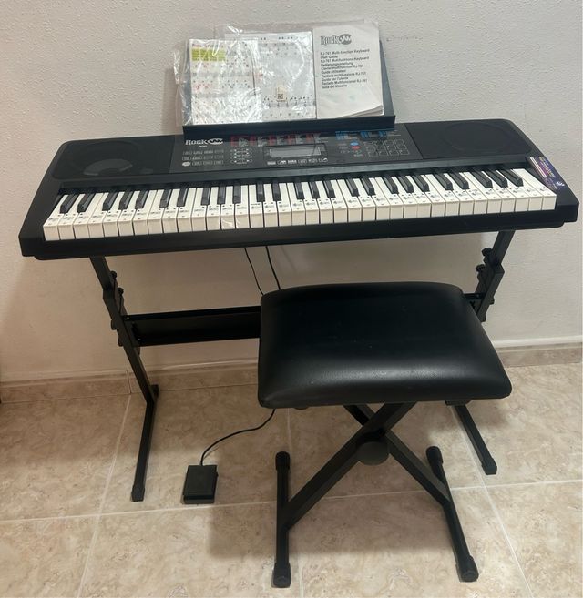 Teclado piano RockJam RJ761 Multifunción