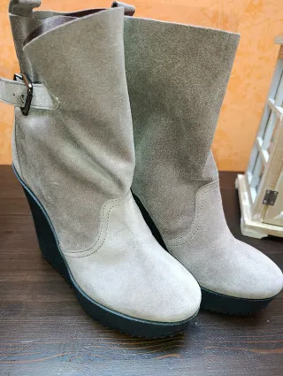 Scarponcini Carla G.in Camoscio Nuovi Top Quality