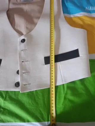 Traje campero hombre crudo y marrón