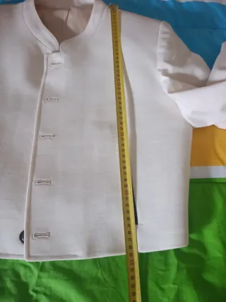 Traje campero hombre crudo y marrón