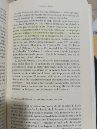 E. Todd, La Ilusion Economica