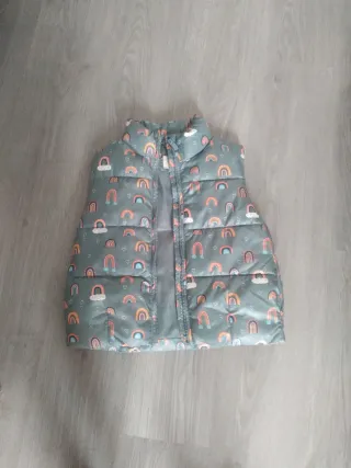 Chaleco niña arcoíris 9-10 años