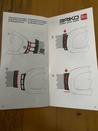 Paraorecchie sci/snowboard Briko arancioni