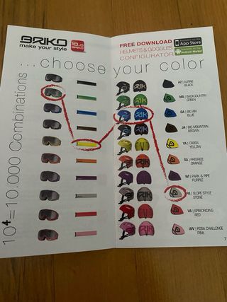 Paraorecchie sci/snowboard Briko arancioni