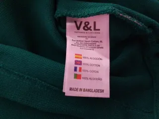 Polo V&L Talla 7XL Verde
