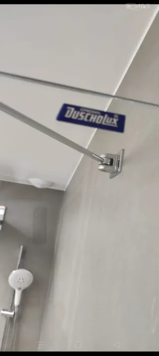 Mampara de ducha negra