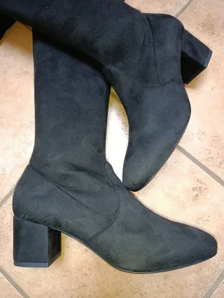 Stivali Carla G camoscio n.38 Nuovi Top Quality