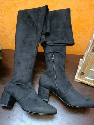 Stivali Carla G camoscio n.38 Nuovi Top Quality