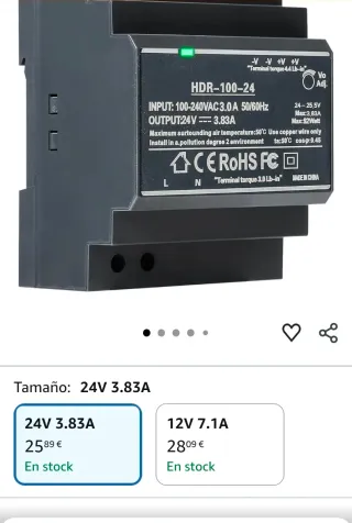 Transformador RCHL HDR-100-24 24V