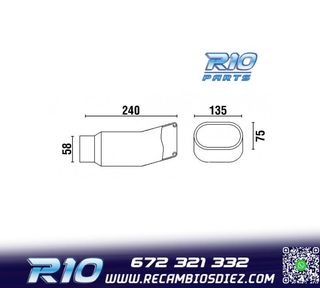 COLA ESCAPE DTM ACERO INOX