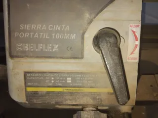 Sierra de cinta portátil 100mm