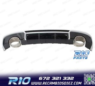 DIFUSOR AUDI A3 8V 12-16 LOOK RS + COLAS ESCAPE