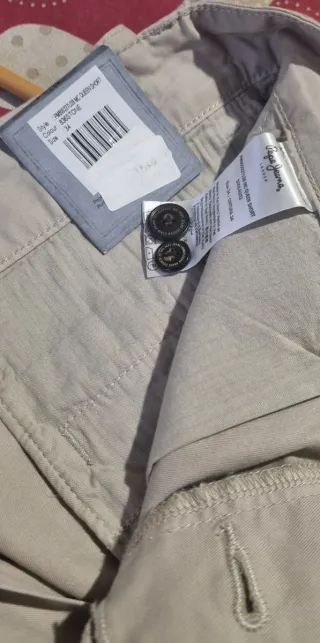 Bermuda Pepe Jeans chico beige Talla M