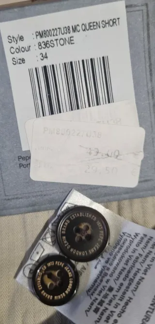 Bermuda Pepe Jeans chico beige Talla M